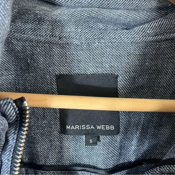 MARISSA WEBB Kayla Anorak Linen Chambray Utility Jacket - Picture 11 of 13